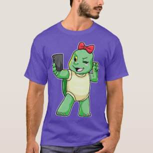 Camiseta La tortuga se toma un Selfie