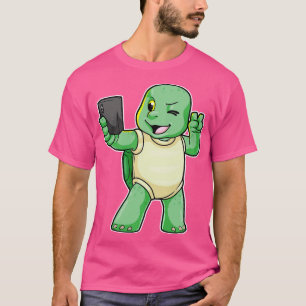 Camiseta La tortuga se toma un Selfie 1