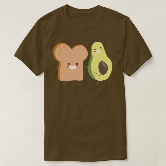 Camiseta La Tostada De Aguacate Es Mejor Juntos 1 (Diseño del anverso)