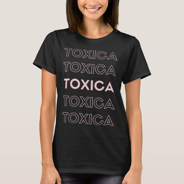 Camiseta La Toxica Hispanic Mom Trending (Anverso)