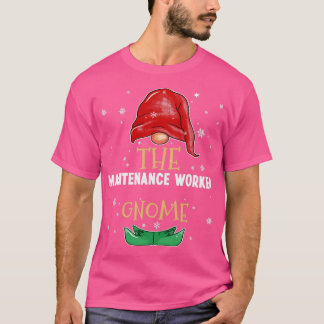 Camiseta La trabajadora de mantenimiento Gnome Family Match