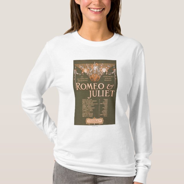 Camiseta La tragedia sublime "Romeo y Juliet " de (Anverso)