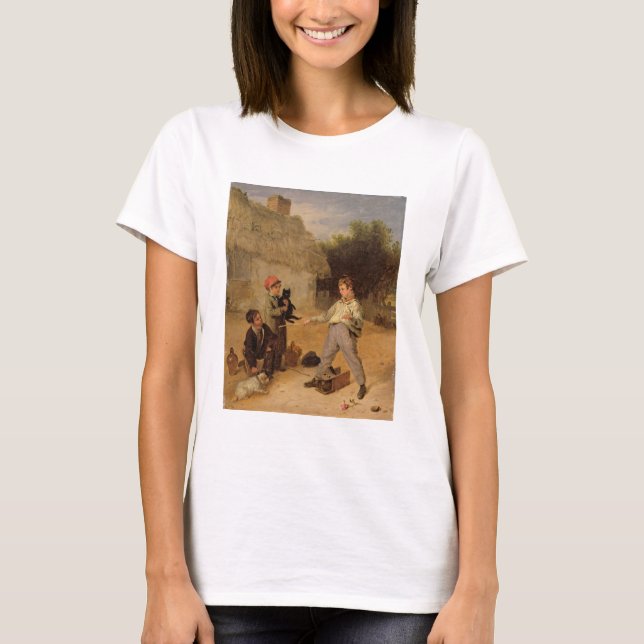 Camiseta La trampa de la rata (aceite en el panel) (Anverso)