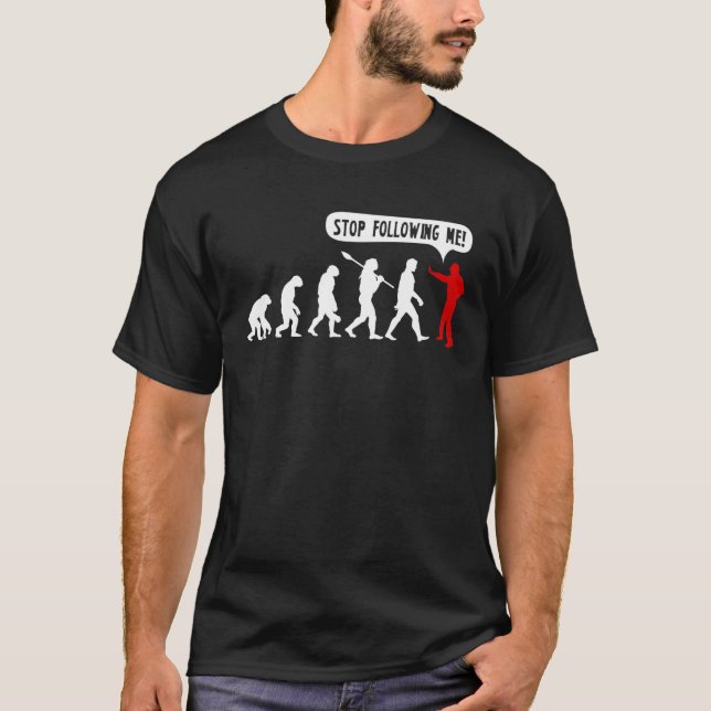 Camiseta La Transformación Graciosa De Los Apes Evolución P (Anverso)