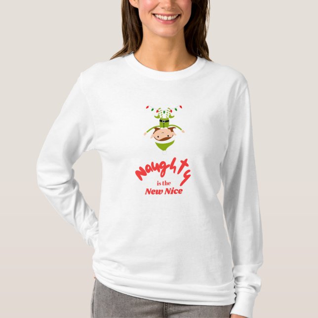 Camiseta La traviesa es el nuevo Navidad de Niza (Anverso)