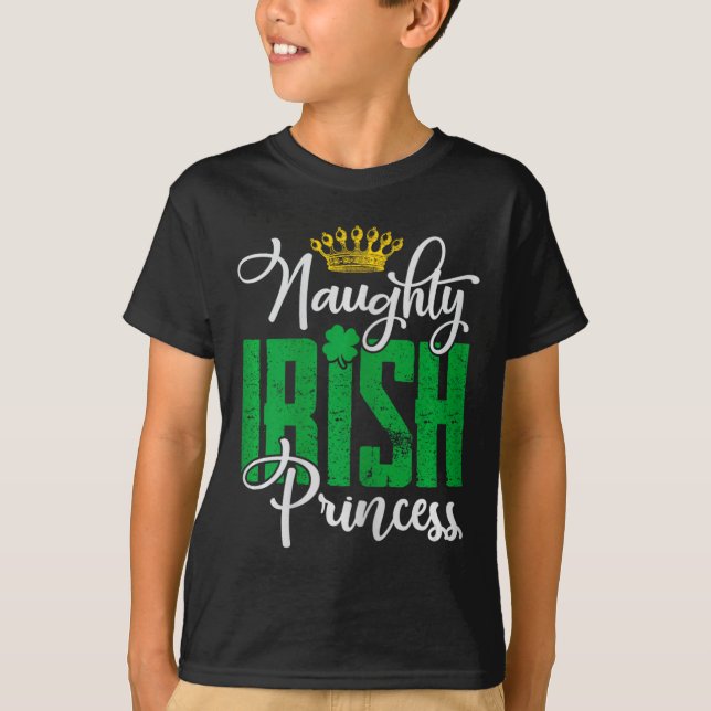 Camiseta La traviesa princesa irlandesa San Patricio (Anverso)