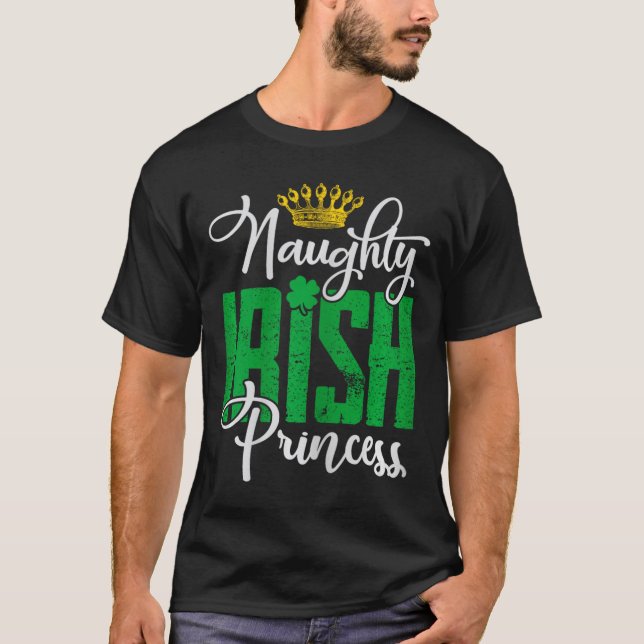 Camiseta La traviesa princesa irlandesa San Patricio (Anverso)