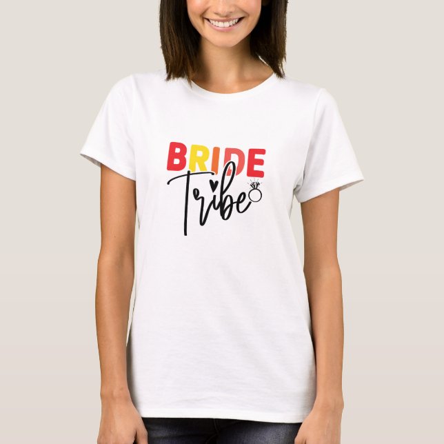Camiseta La tribu de la novia (Anverso)