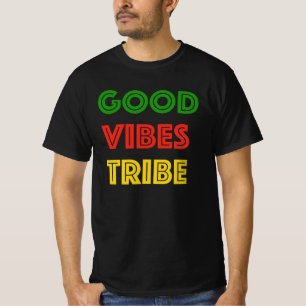 Camiseta La tribu de las buenas vibraciones, la rasta irlan