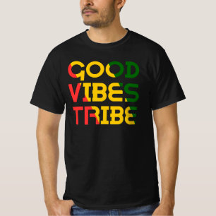 Camiseta La tribu de las buenas vibraciones, la rasta irlan