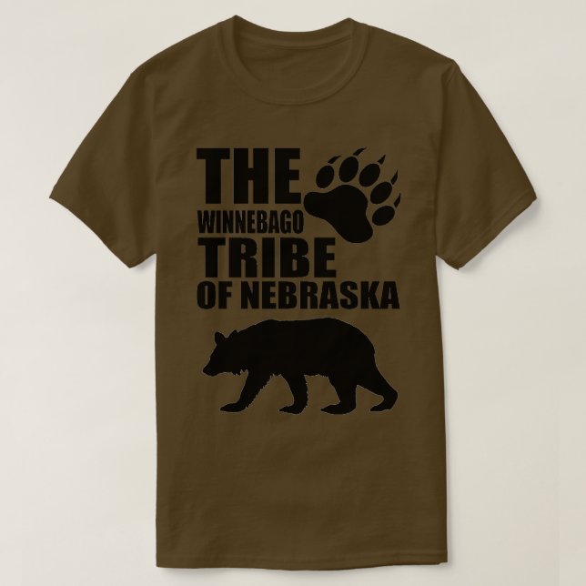 CAMISETA LA TRIBU DE WINNEBAGO DE NEBRASKA (Diseño del anverso)