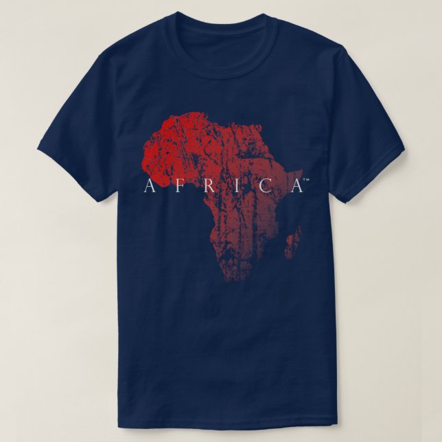 Camiseta La trimezcla de África salvaje (Diseño del anverso)