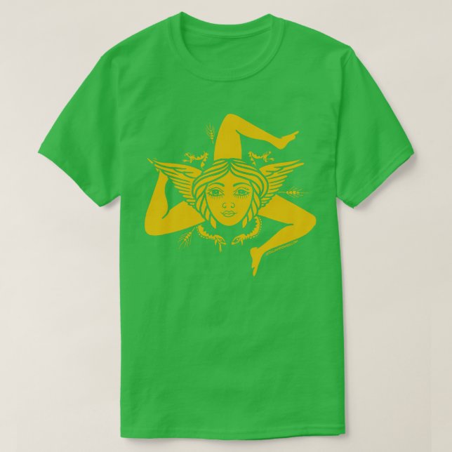 Camiseta La trinacria (Diseño del anverso)