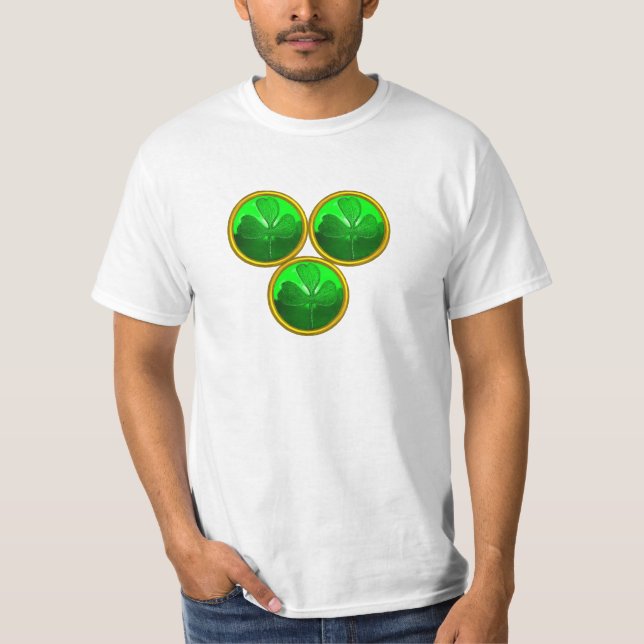 CAMISETA LA TRINIDAD DE SHAMROCK DEL DÍA DE SAN PATRICK (Anverso)