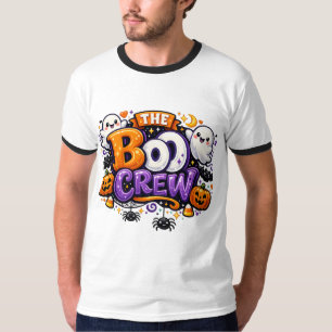 Camiseta LA TRIPULACIÓN BOO Diversión Familiar Cute Espeluz