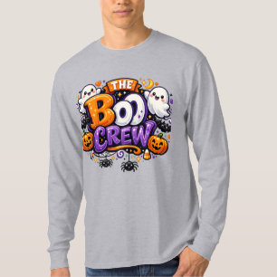 Camiseta LA TRIPULACIÓN BOO Diversión Familiar de Halloween