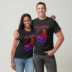 Camiseta La tripulación Boo naranja Halloween familia coinc