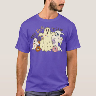 Camiseta La Tripulación De Boo En El chica De Halloween