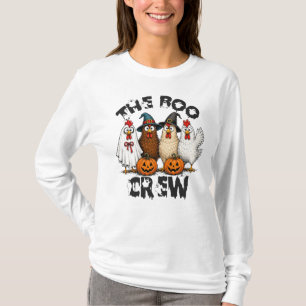 Camiseta La tripulación de Boo, gallina divertida de Hallow