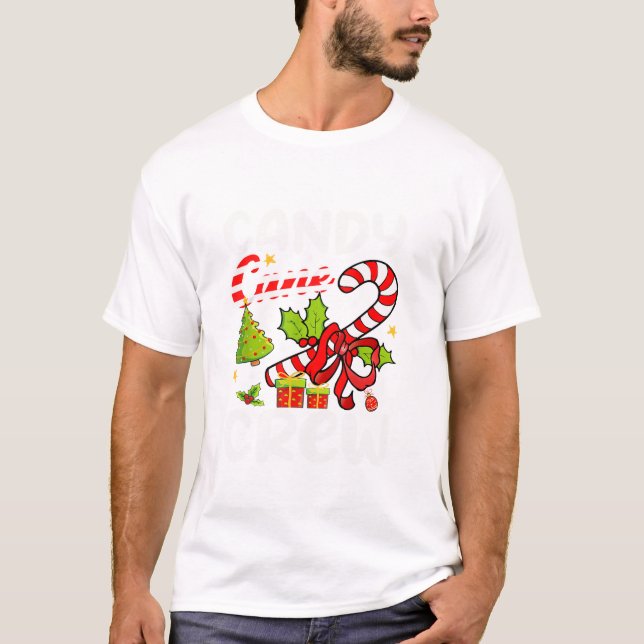 Camiseta La tripulación de caña Santa Navidades Can (Anverso)