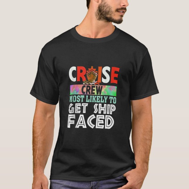 Camiseta La tripulación de crucero es la más propensa a rec (Anverso)