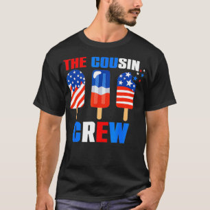 Camiseta La Tripulación De Primos El 4 De Julio La Popsicle