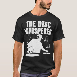 Camiseta La trituración de jockey sobre discos de Whisperer