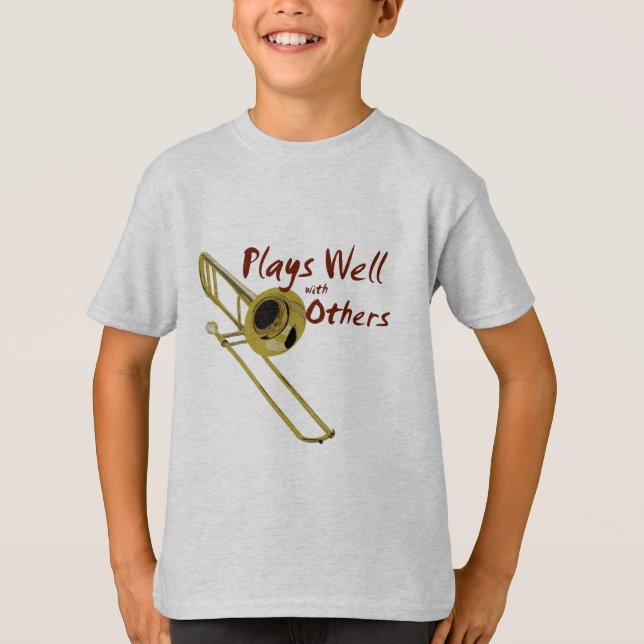 Camiseta La trombona juega bien (Anverso)