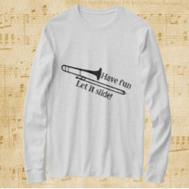 Camiseta La trombona se divierte, deja que se deslice