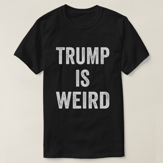 Camiseta la trompa graciosa es rara, trump usa vote 2024 (Diseño del anverso)
