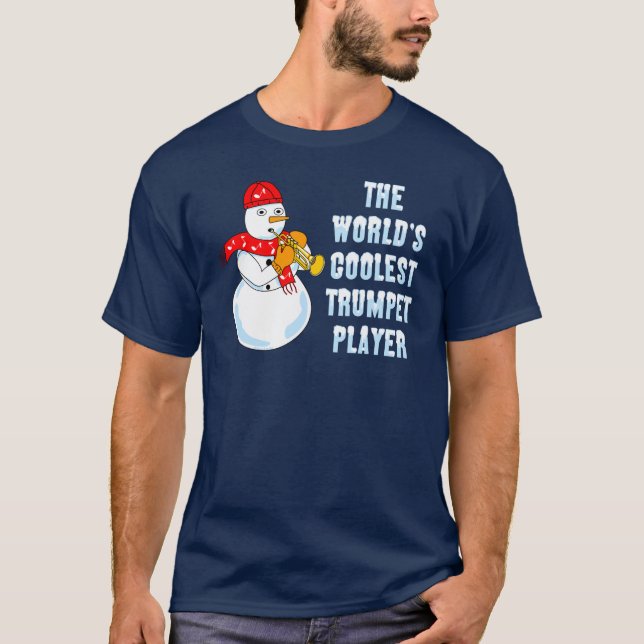 Camiseta La trompeta más fría del mundo (Anverso)
