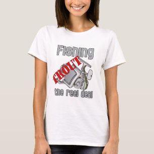 Camiseta La trucha pesquera el acuerdo con el carrete