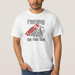 Camiseta La trucha pesquera el acuerdo con el carrete