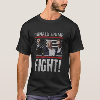 Camiseta La Trump de Donald Trump contra la Trump de la ban