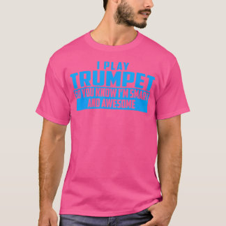 Camiseta La Trumpeta Oficial Inteligente E Increíble (Azul)