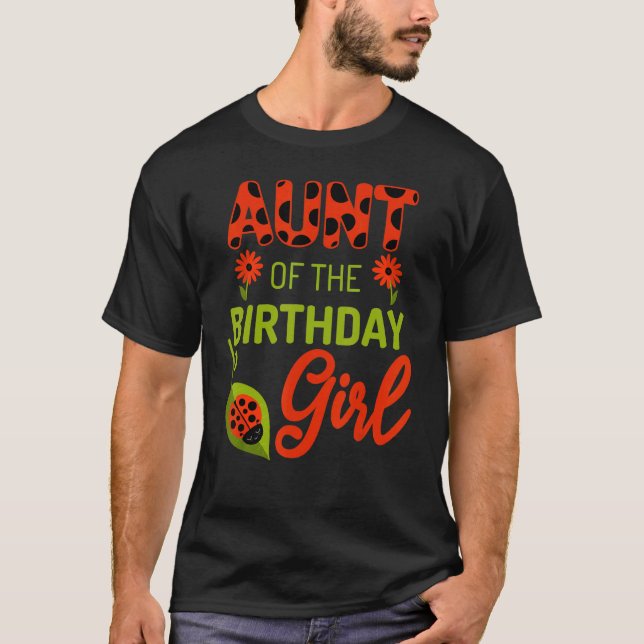 Camiseta La Tumba De Cumpleaños De Ladybug De Las Mamáes De (Anverso)