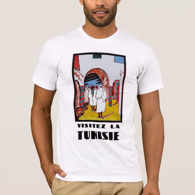 Camiseta La Tunisie de Visitez (Anverso)