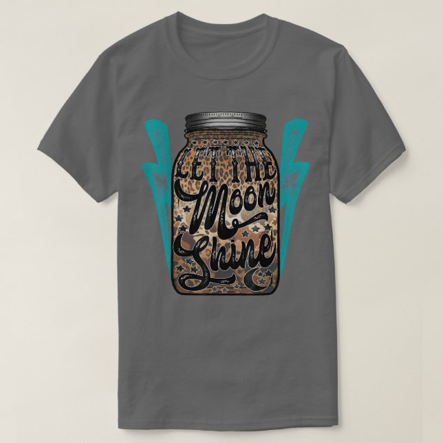 Camiseta La Turquesa De Leopardo Occidental Deja Que El Cañ (Diseño del anverso)