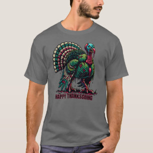 Camiseta La Turquía del Día de Acción de Gracias Zombie
