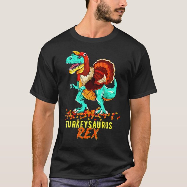 Camiseta La Turquía más fría recompensa a los dinosaurios F (Anverso)