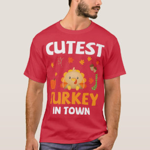 Camiseta La Turquía más guapa en el divertido día de Acción