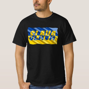 Camiseta La Ucrania azul y amarilla inspiró la paz sin guer