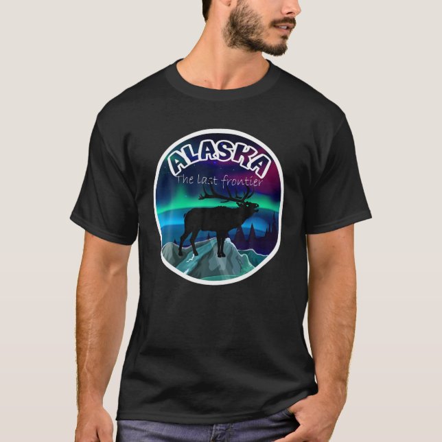 Camiseta La última alza fronteriza de la montaña de Alaska (Anverso)