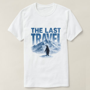 Camiseta La última aventura de viaje Pingüino Montaña Nevad