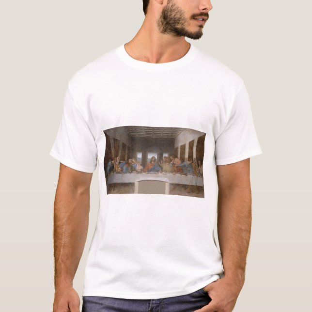 Camiseta La última cena de Leonardo Da Vinci (Anverso)