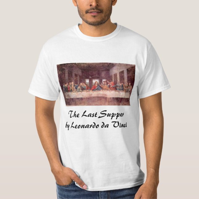 Camiseta La última cena de Leonardo da Vinci, renacimiento (Anverso)