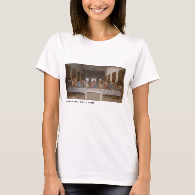 Camiseta La última cena Leonardo Da Vinci (Anverso)