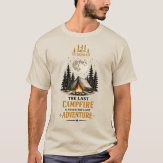 Camiseta La última fogata de la carpa - Aventuras Vintage e