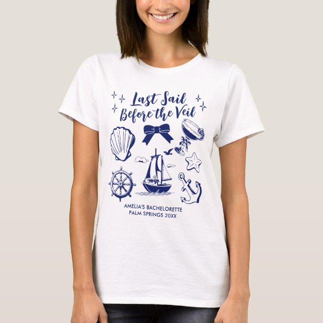 Camiseta La última vela antes de la fiesta de la bachillera (Anverso)
