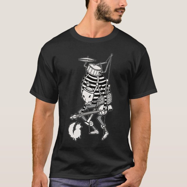 Camiseta La una banda del hombre (Anverso)